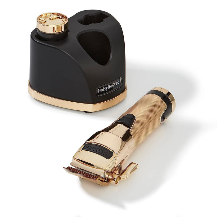 BaByliss Pro Limited Edition GOLD SNAPFX Clipper With Snap In/Out Dual Lithium Battery System #FX890GI