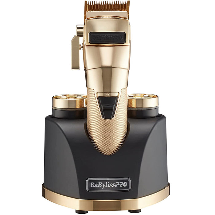 BaByliss Pro Limited Edition GOLD SNAPFX Clipper With Snap In/Out Dual Lithium Battery System #FX890GI