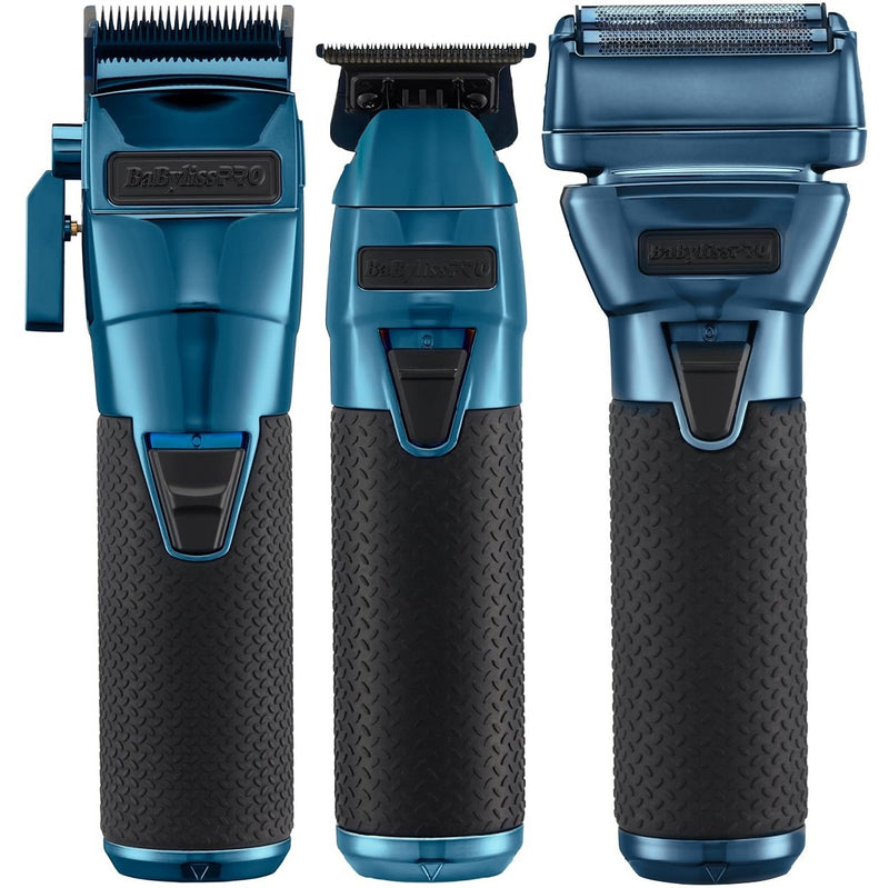 BaByliss Pro FXONE BLUEFX Clipper, Trimmer & Shaver [TRIO]