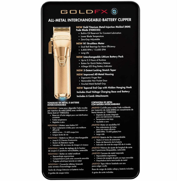 BaByliss Pro FXONE GOLDFX Clipper #FX899G