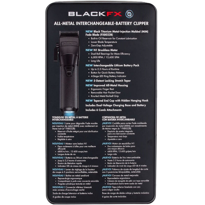 BaByliss Pro FXONE BLACKFX Clipper #FX899MB