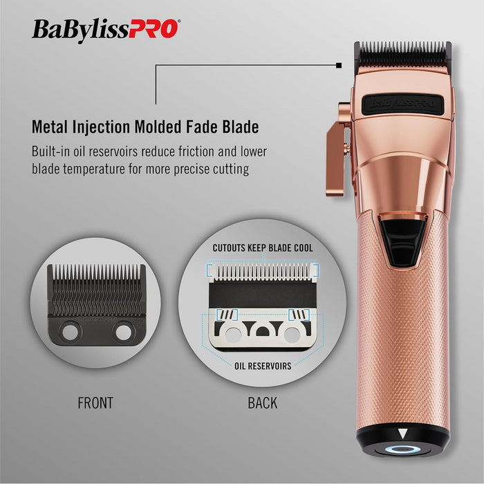 BaByliss Pro FXONE ROSEFX Clipper #FX899RG