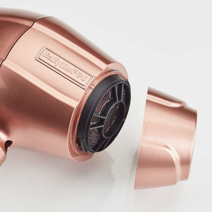 BaByliss Pro ROSEFX High Performance Turbo Dryer - Rose Gold #FXBDRG1