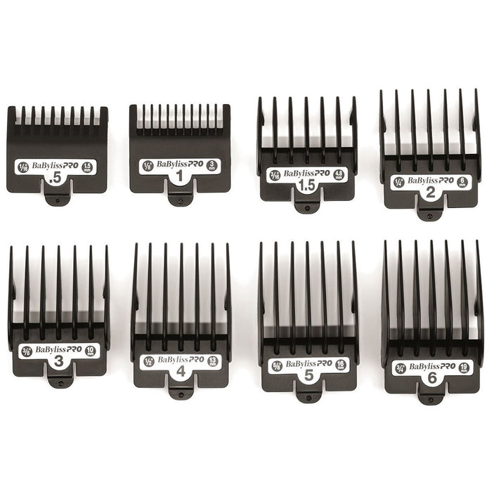 BaByliss Pro Attachment 8 Pcs Comb Set Fits All FX870 Models, FX880, FX673 FX825 #FXCS880