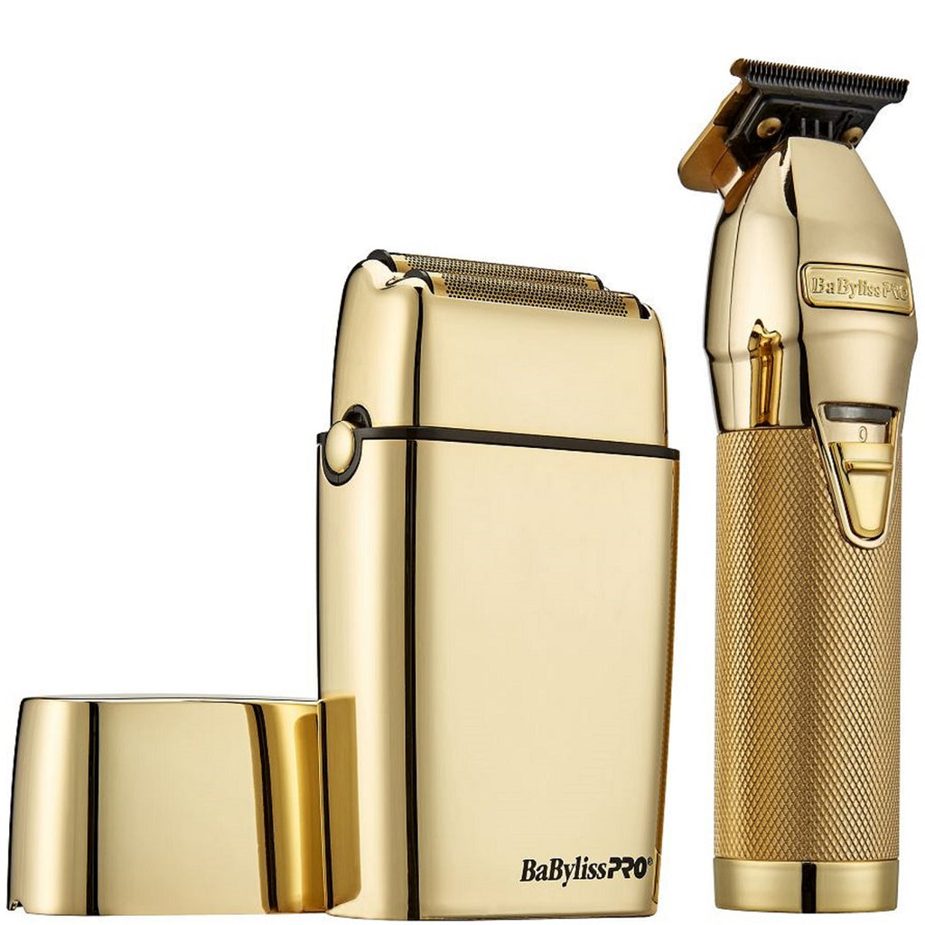 BaByliss Pro LIMITEDFX Gold Trimmer & Double Foil Shaver