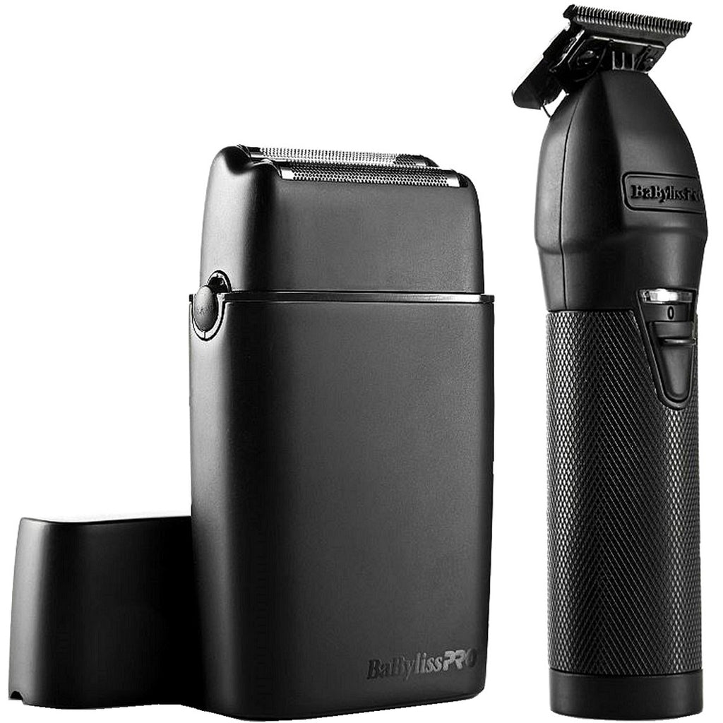 BaByliss Pro LIMITEDFX Matte Black Trimmer & Double Foil