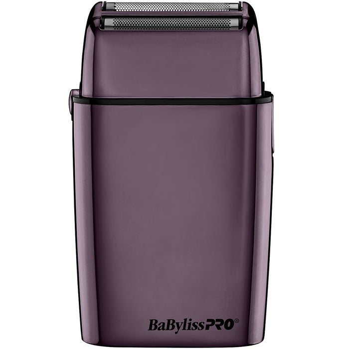 BaByliss Pro LIMITED EDITION FOILFX02 Cordless Metal Double Foil Shaver - Purple #FXFS2P