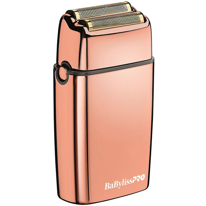 BaByliss Pro FOILFX02 Cordless Metal Double Foil Shaver - Rose Gold #FXFS2RG