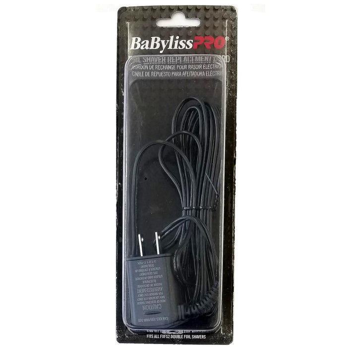 BaByliss Pro Foil Shaver Replacement Power Cord #FXFSCORD