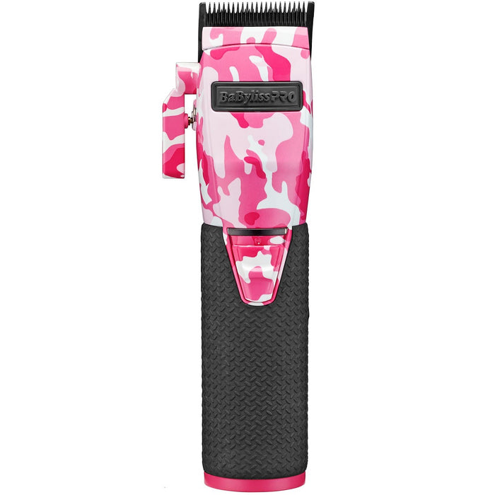 BaByliss Pro LIMITEDFX Metal Lithium Clipper and Trimmer - Pink Camo #FXHOLPKCAMPK