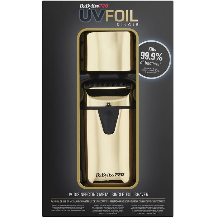 BaByliss Pro UVFOIL Gold UV Single Foil Shaver #FXLFS1G