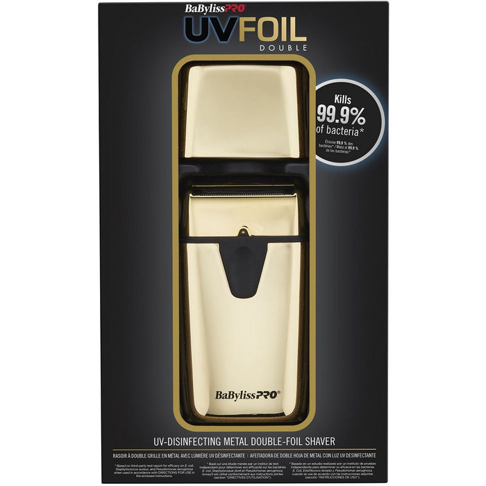 BaByliss Pro UVFOIL Gold UV Double Foil Shaver #FXLFS2G