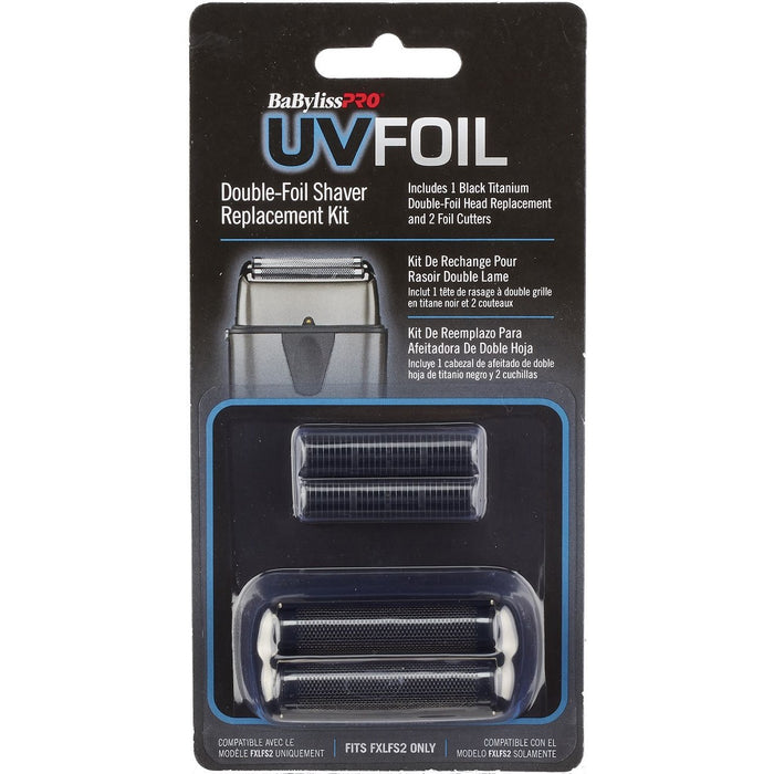 BaByliss Pro UVFOIL Replacement Double Foil and 2 Cutters for FXLFS2 #FXLRF2