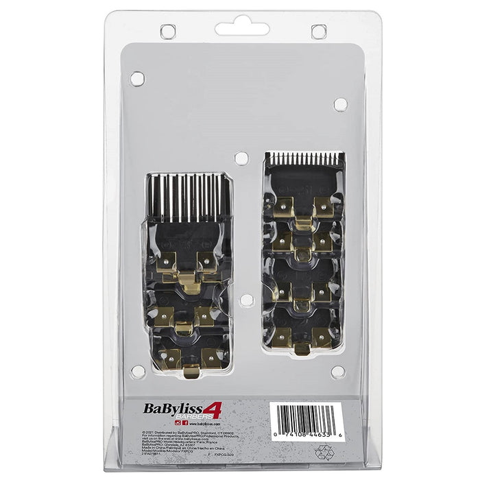 BaByliss4Barbers Premium Clipper Guards - 8 Pcs Comb Set #FXPCG