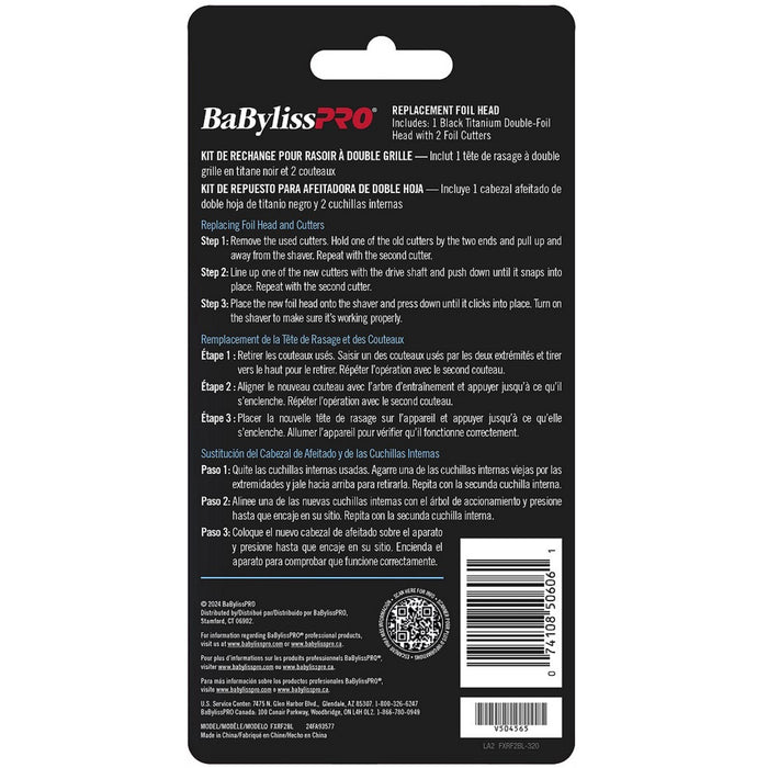 BaByliss Pro FOILFX02 Replacement Foil & Cutter - Blue #FXRF2BL