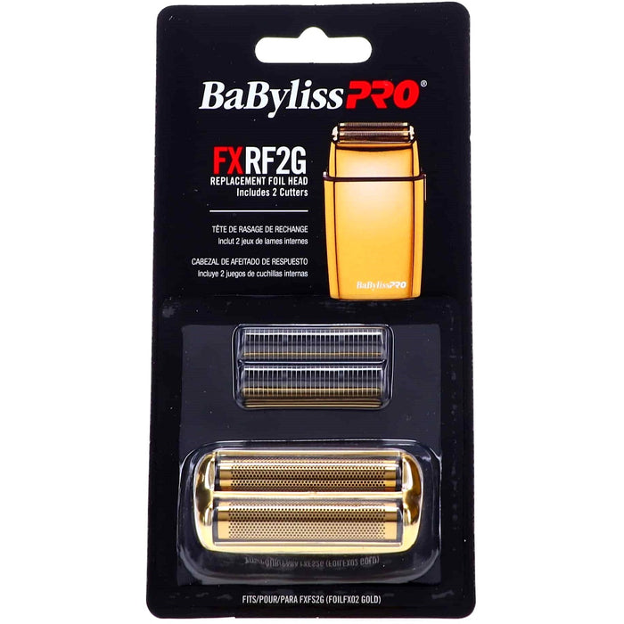 BaByliss Pro Replacement Foil & 2 Cutter For FXFS2G Gold #FXRF2G