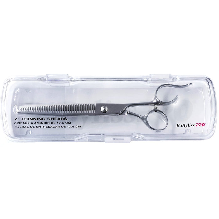 BaByliss Pro BARBERology Thinning Shears 7" - Silver #FXSBT7