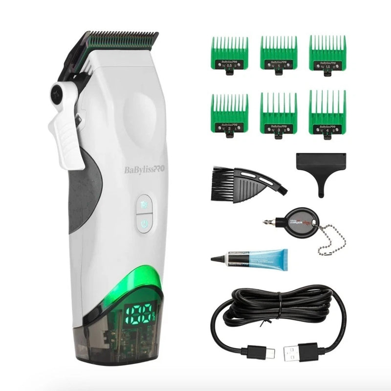 BaByliss Pro X Tomb45 Wireless Charging Clipper - White #FXT45CTW