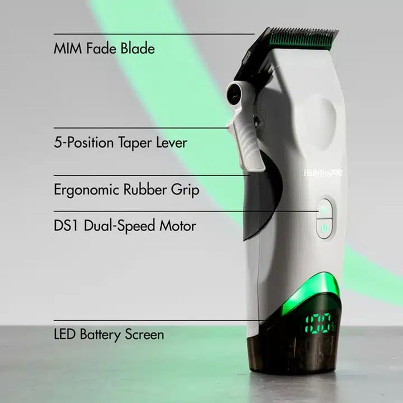 BaByliss Pro X Tomb45 Wireless Charging Clipper - White #FXT45CTW