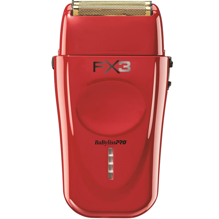 BaByliss Pro FX3 Red Bundle Pack [Clipper & Trimmer & Shaver]