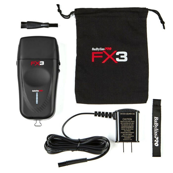 BaByliss Pro FX3 Professional High Speed Foil Shaver - Black #FXX3SB