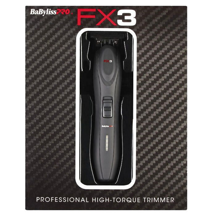 BaByliss Pro FX3 Black Bundle Pack [Clipper & Trimmer & Shaver]