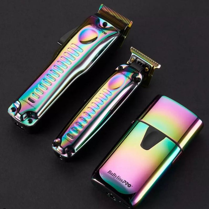 BaByliss Pro LO-PROFX Iridescent Bundle Pack [Clipper & Trimmer & Shaver]