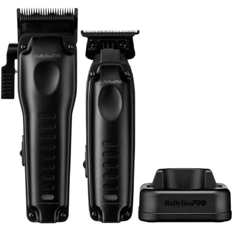 BaByliss Pro LIMITED EDITION LO-PROFX Compact Series Clipper & Trimmer Combo - Matte Black #FX8272PKMB