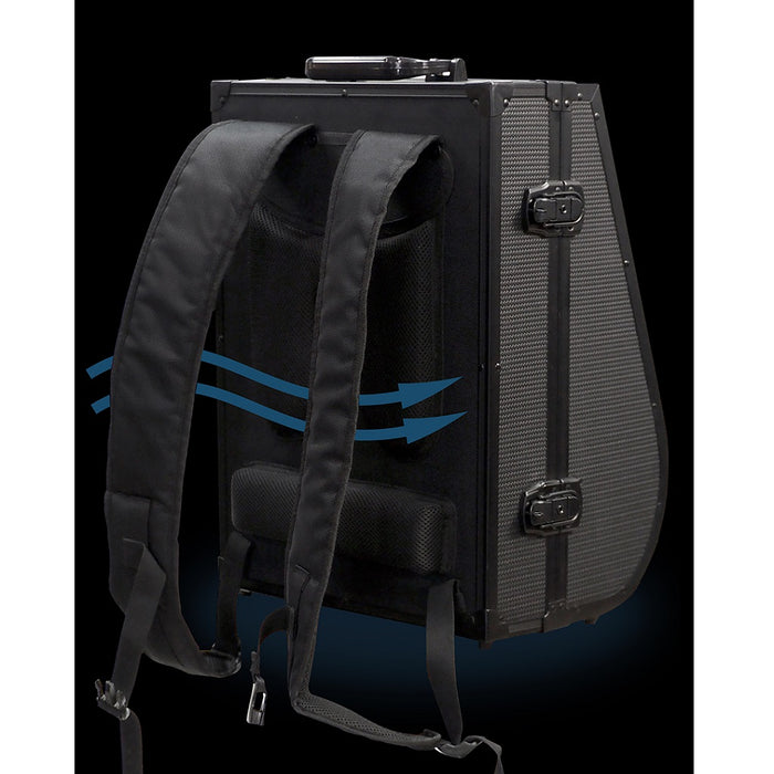 Vincent Hard Shell Backpack Classic Black #VT10404