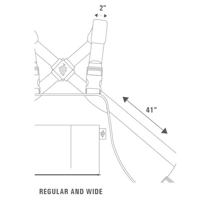 Barber Strong The Barber Apron - Extra Wide #BSA01-XW-BLK