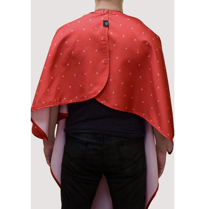 Barber Strong The Barber Cape - Barber Shield Red #BSC04-RED