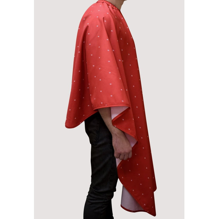 Barber Strong The Barber Cape - Barber Shield Red #BSC04-RED