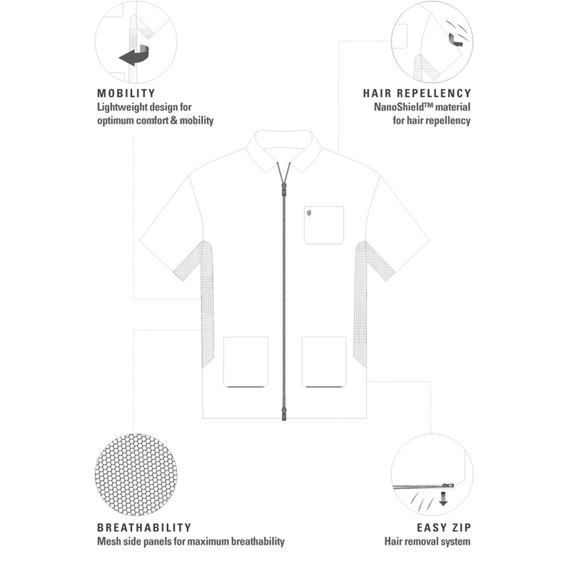 Barber Strong The Barber Jackets - Grey #BSJ01-GRY [S to 5XL Available]