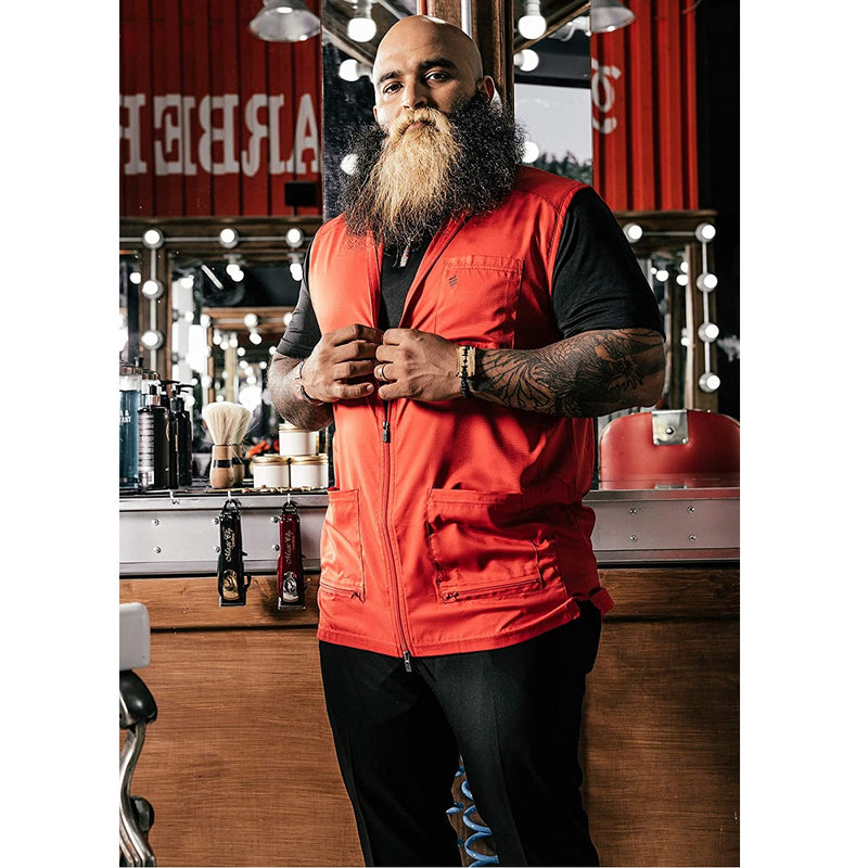 Barber Strong The Barber Vests - Red #BSV01-RED [S to 5XL Available]