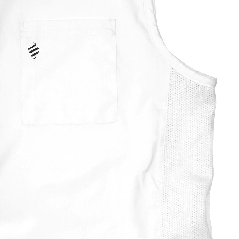 Barber Strong The Barber Vests - White #BSV01-WHT [S to 5XL Available]