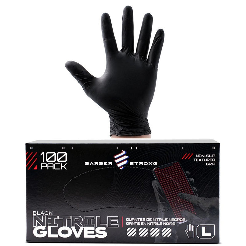 Barber Strong The Barber Gloves - Nitrile Gloves 100 Pcs [S, M, L, XL]
