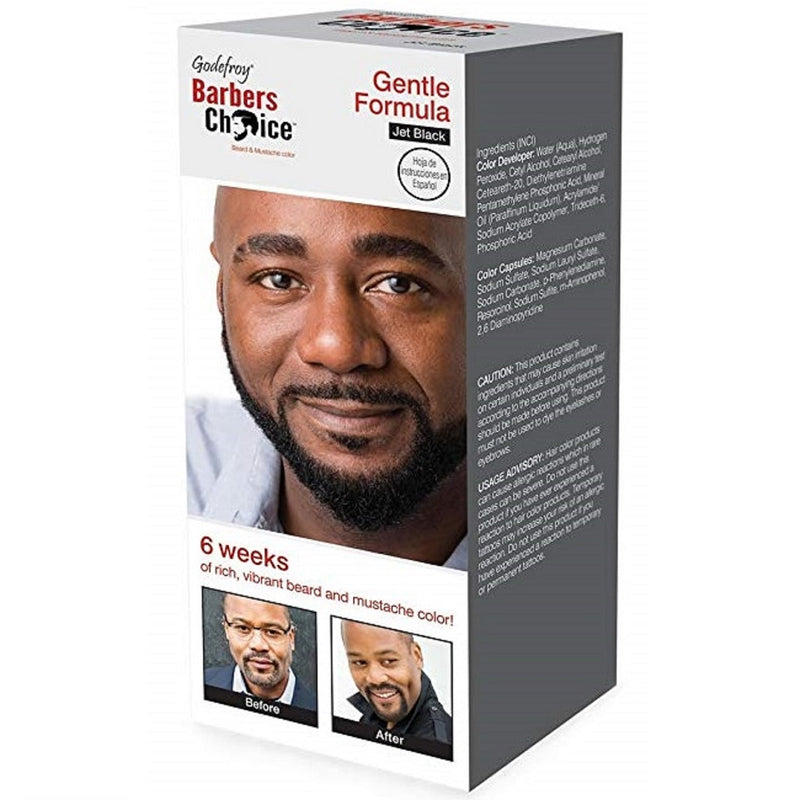 Godefroy Barbers Choice Beard & Mustache Color 3 Capsule Kit [Various Color Options]