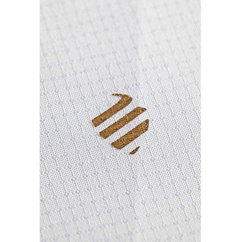 Barber Strong The Barber Cape - 24K White Gold Barber Shield #BSC11-WHT/GOLD