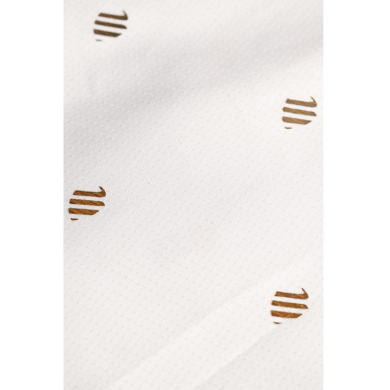 Barber Strong The Barber Cape - 24K White Gold Barber Shield #BSC11-WHT/GOLD