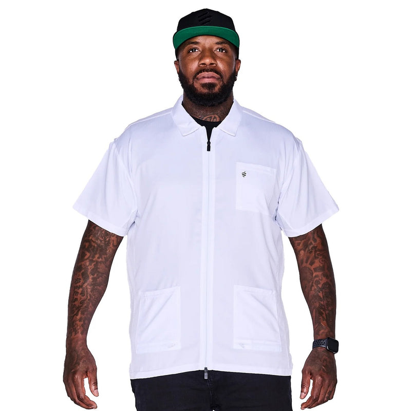 Barber Strong The Barber Jackets - White #BSJ01-WHT[S to 5XL Available]