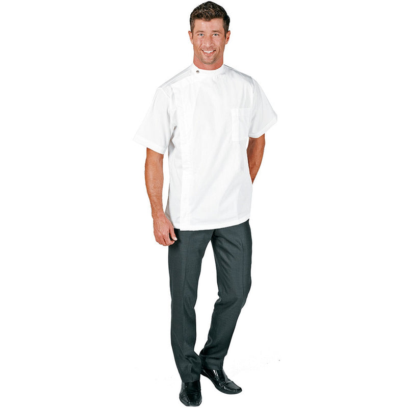 Betty Dain Classic Barber Jackets - White #889 [S to 5XL Available]