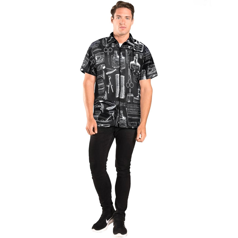 Betty Dain Vintage Barber Jackets - Black #897 [S to 5XL Available]