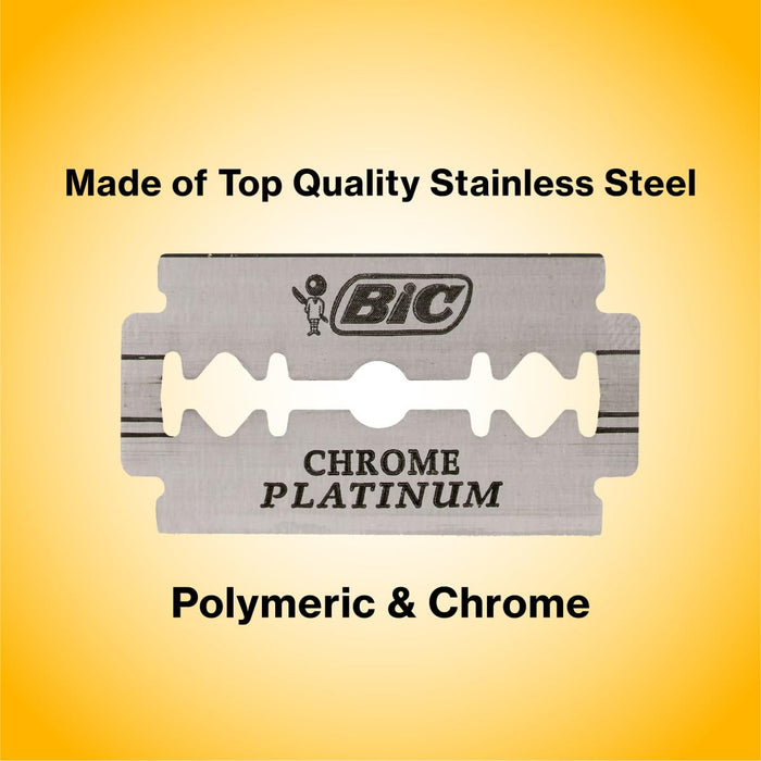 BiC Chrome Platinum Double Edge 100 Blades