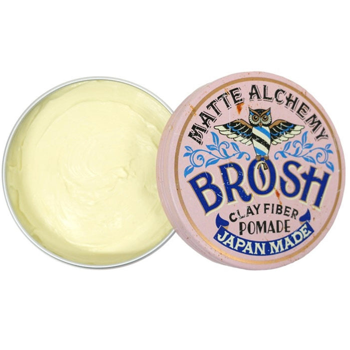 Brosh Matte Alchemy Clay Fiber Pomade 4 oz