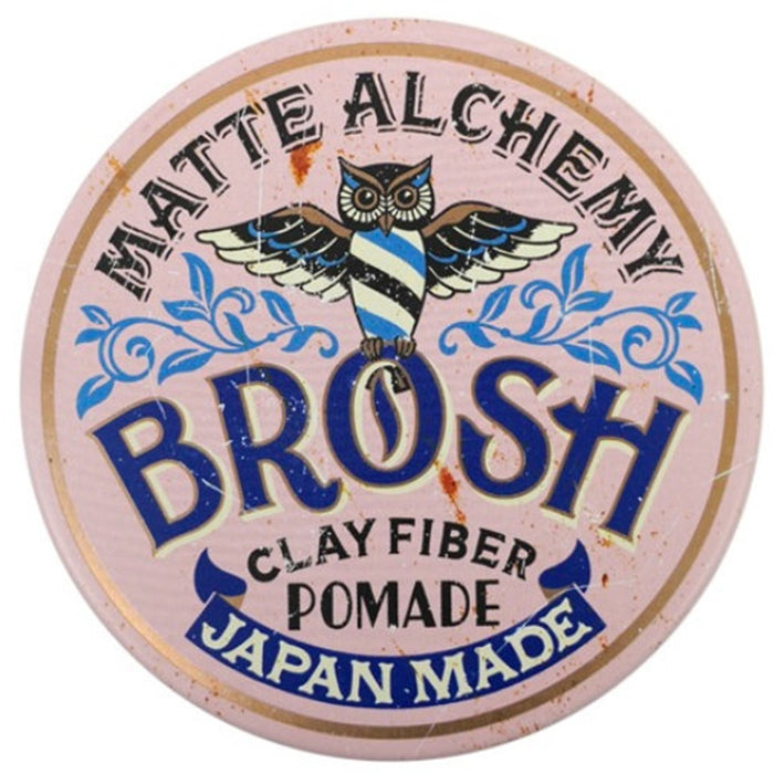 Brosh Matte Alchemy Clay Fiber Pomade 4 oz