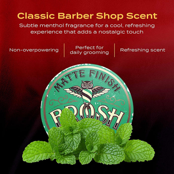 Brosh Matte Finish Clay Pomade 4 oz