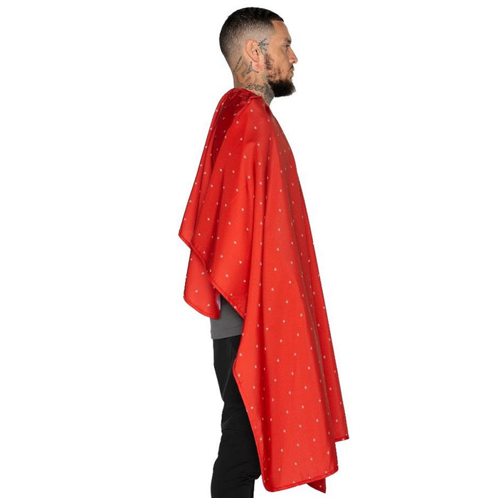 Barber Strong The Barber Cape - Barber Shield Red #BSC04-RED