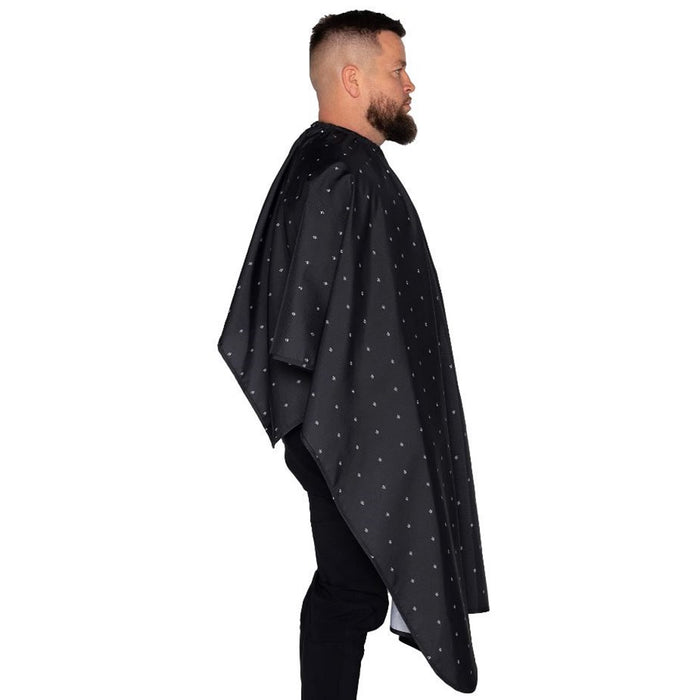 Barber Strong The Barber Cape - Barber Shield Black #BSC06-BLK