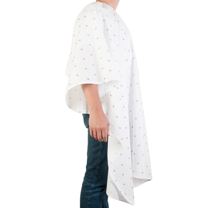 Barber Strong The Barber Cape - Barber Shield White #BSC07-WHT