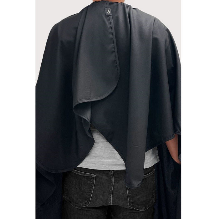 Barber Strong The Hands Free Barber Cape - Solid Black #BSC12-BLKHF